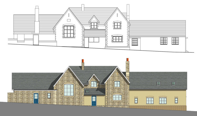 West Lulworth Elevation